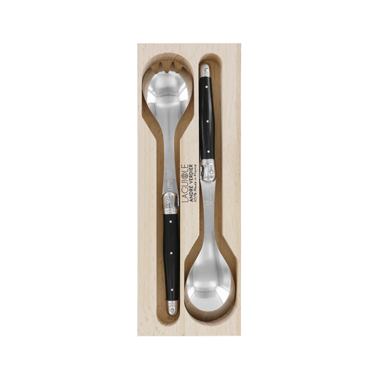 Laguiole Salad Set - Black