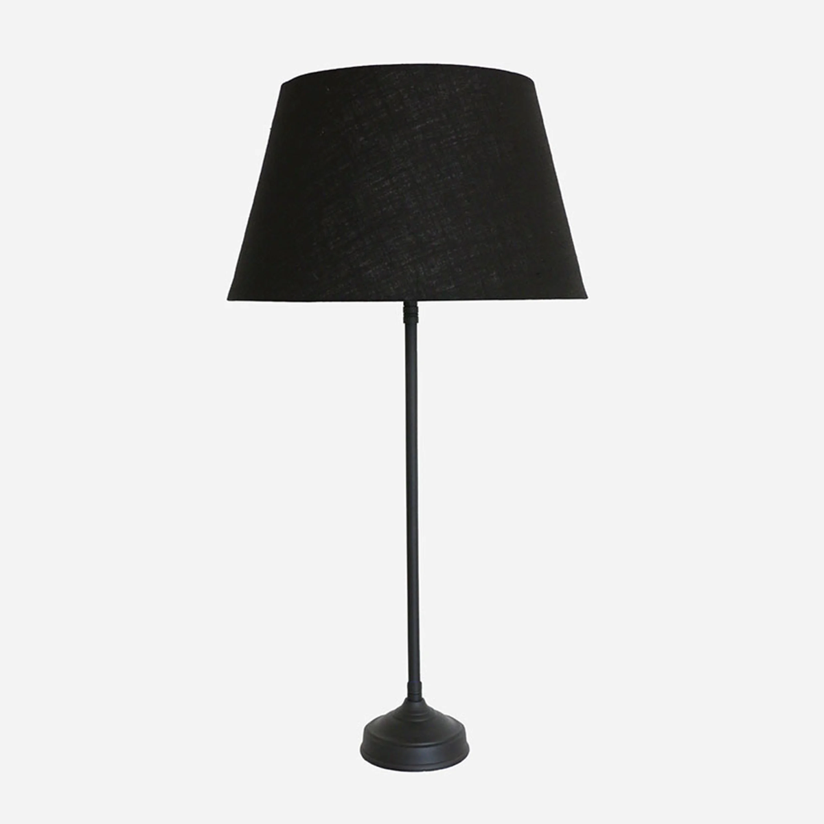 CC Interiors Parisian Style Candle Lamp Base - Matt Black