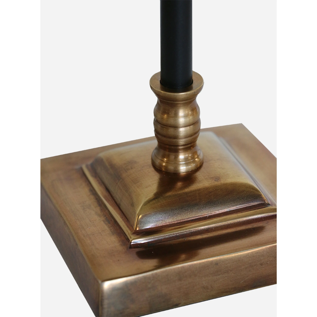 CC Interiors Pine Cone Lamp Base - Antique Brass and Black Finish
