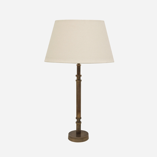 CC Interiors Candle Lamp Base Brass Finish