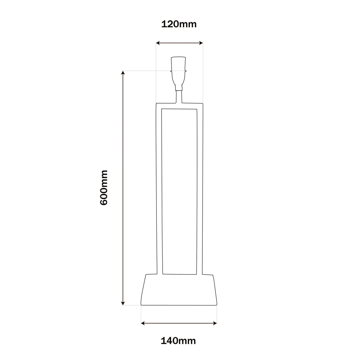 CC Interiors Tribeca Table Lamp Base