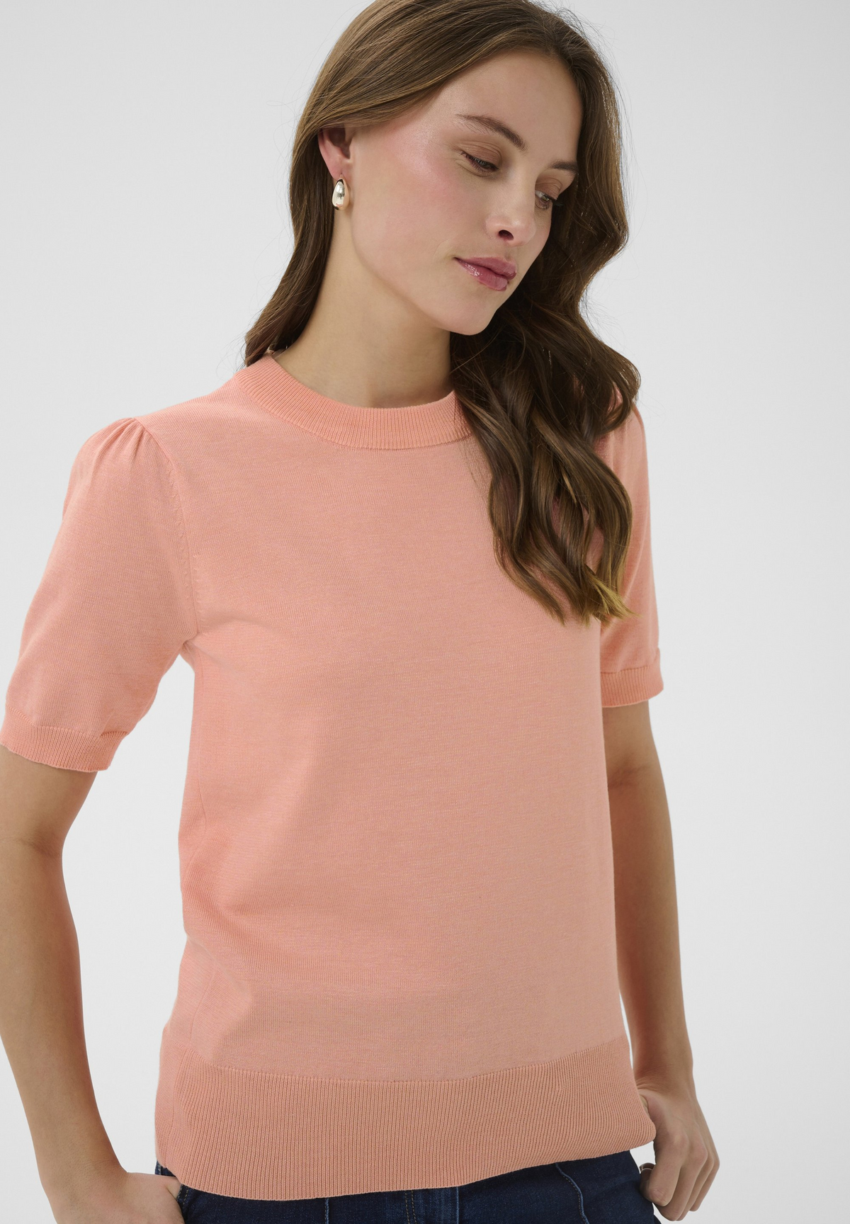 Saint Tropez Mila SS Pullover - Blooming Dahlia