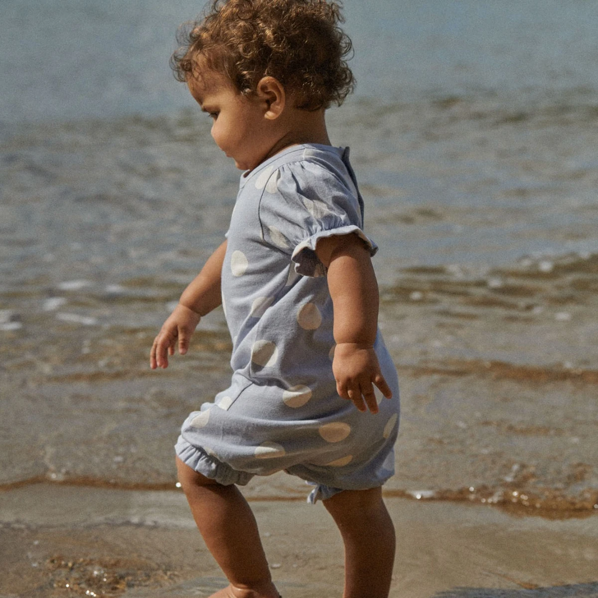 Nature Baby Bubbles Suit - Flossie Polka Dot Print