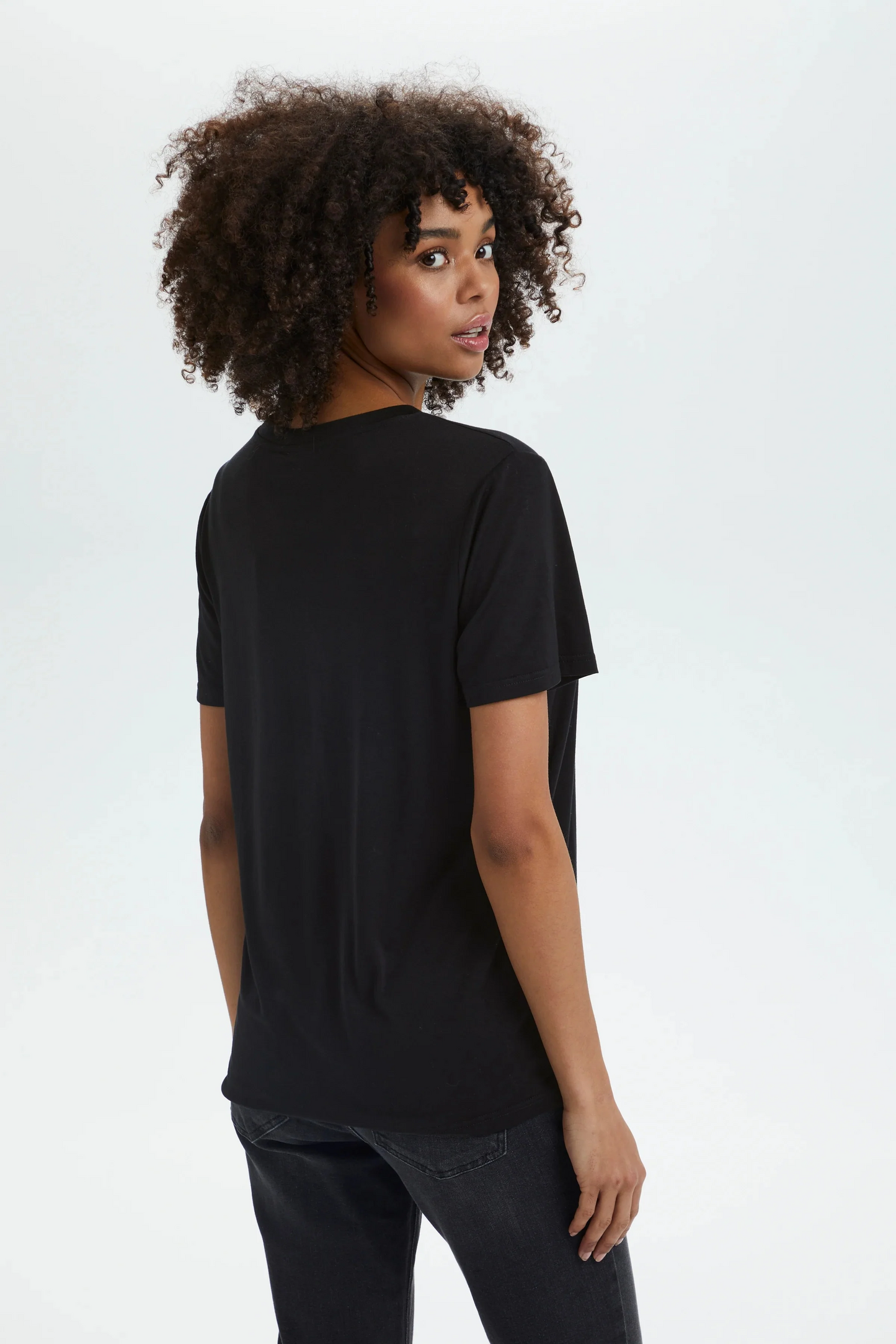 Saint Tropez Adelia Regular T-Shirt - Black
