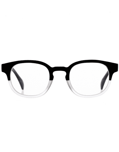 Daily Eyewear 9AM Reading Glasses - Black/Clear