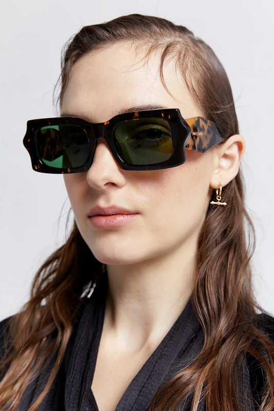 Karen Walker Blow Wave Sunglasses - Two Torts