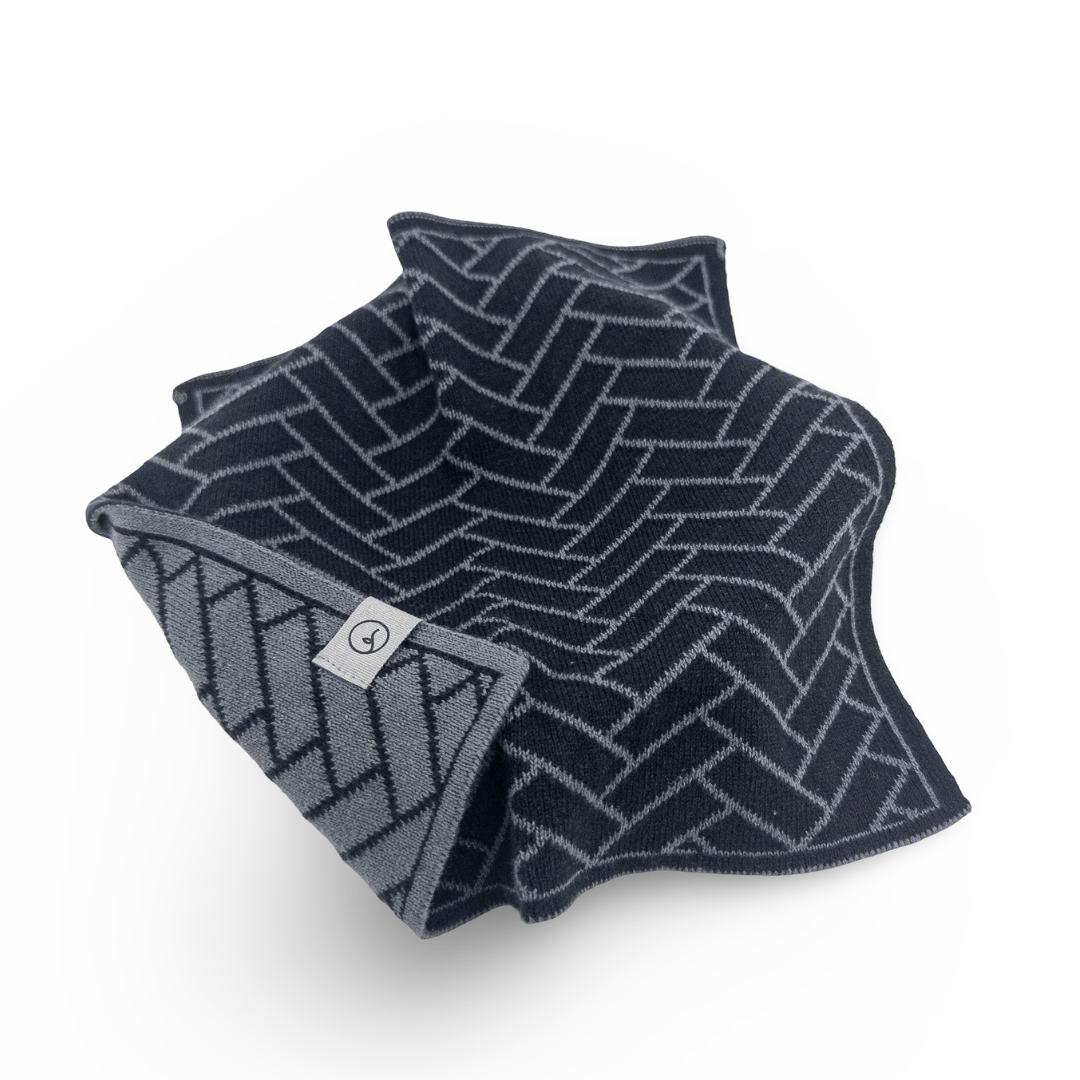 Ecovask Multi Cloth 2pk - Raven Graphite Herringbone