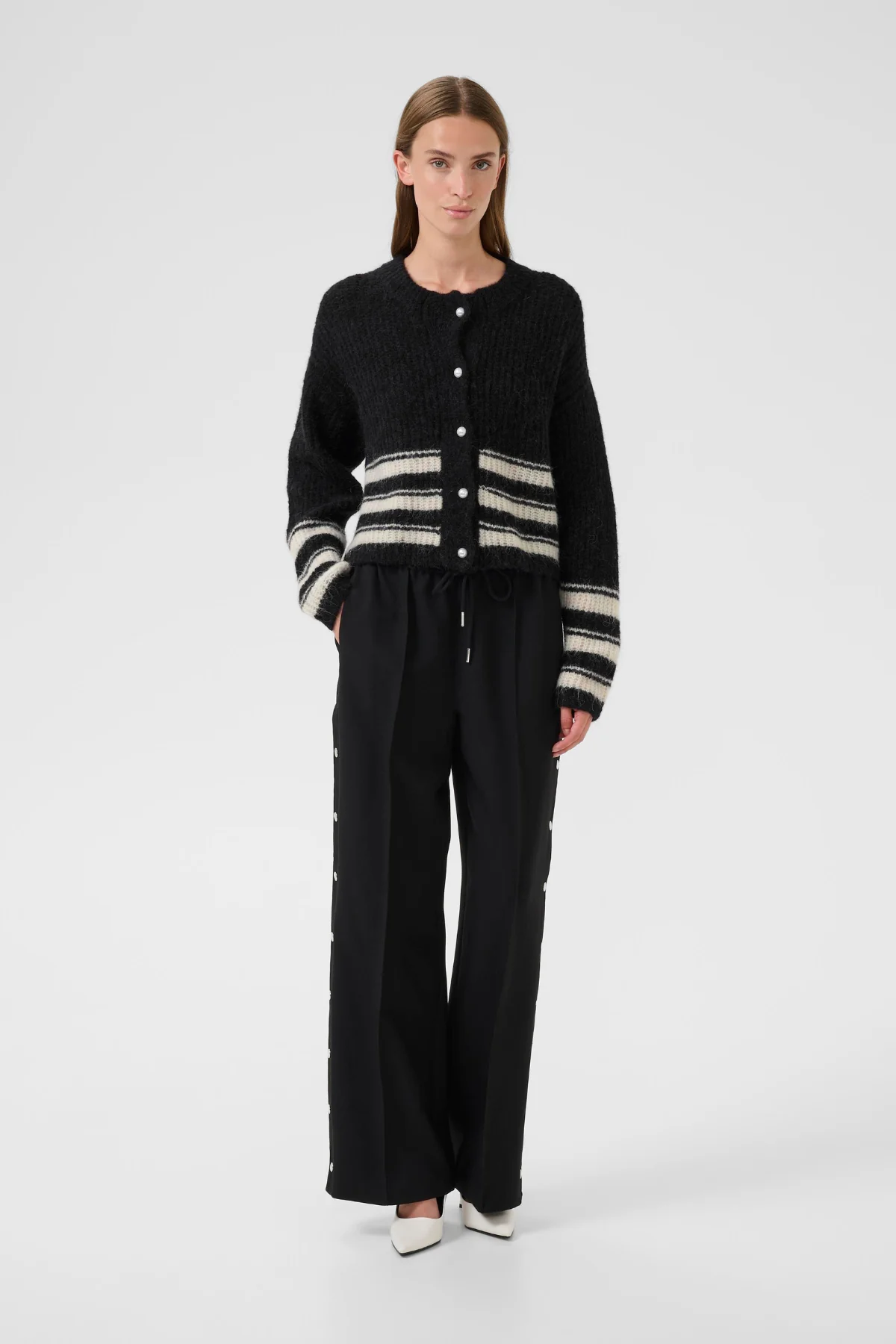 Karen By Simonsen Carrie Cardigan - Meteorite