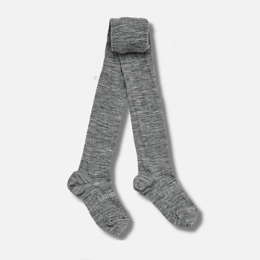 Lamington Merino Plain Tights - Grey