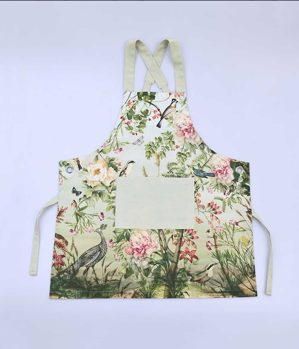 M. M Linen Chinoiserie Apron