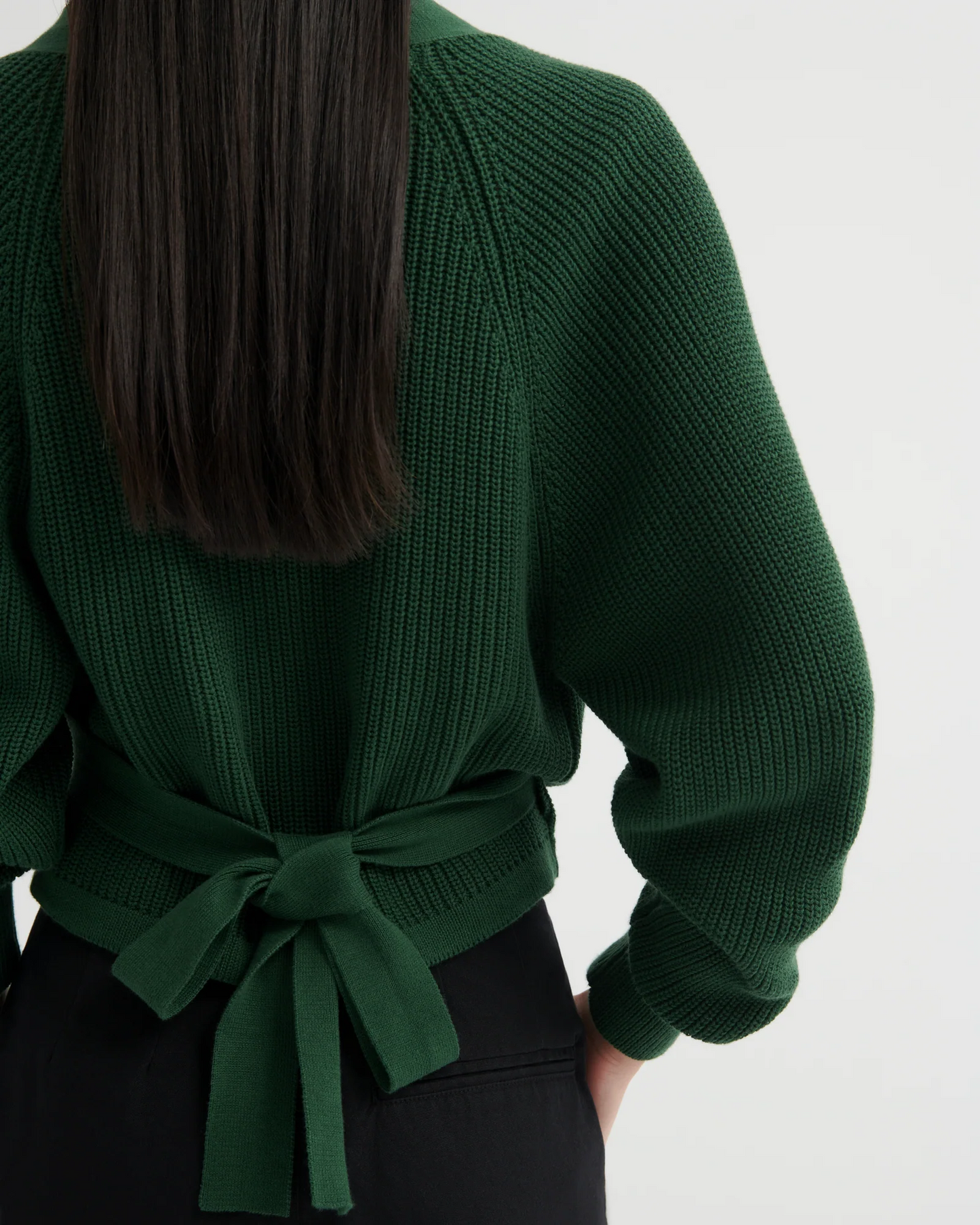 Kowtow Composure Cardigan - Forest