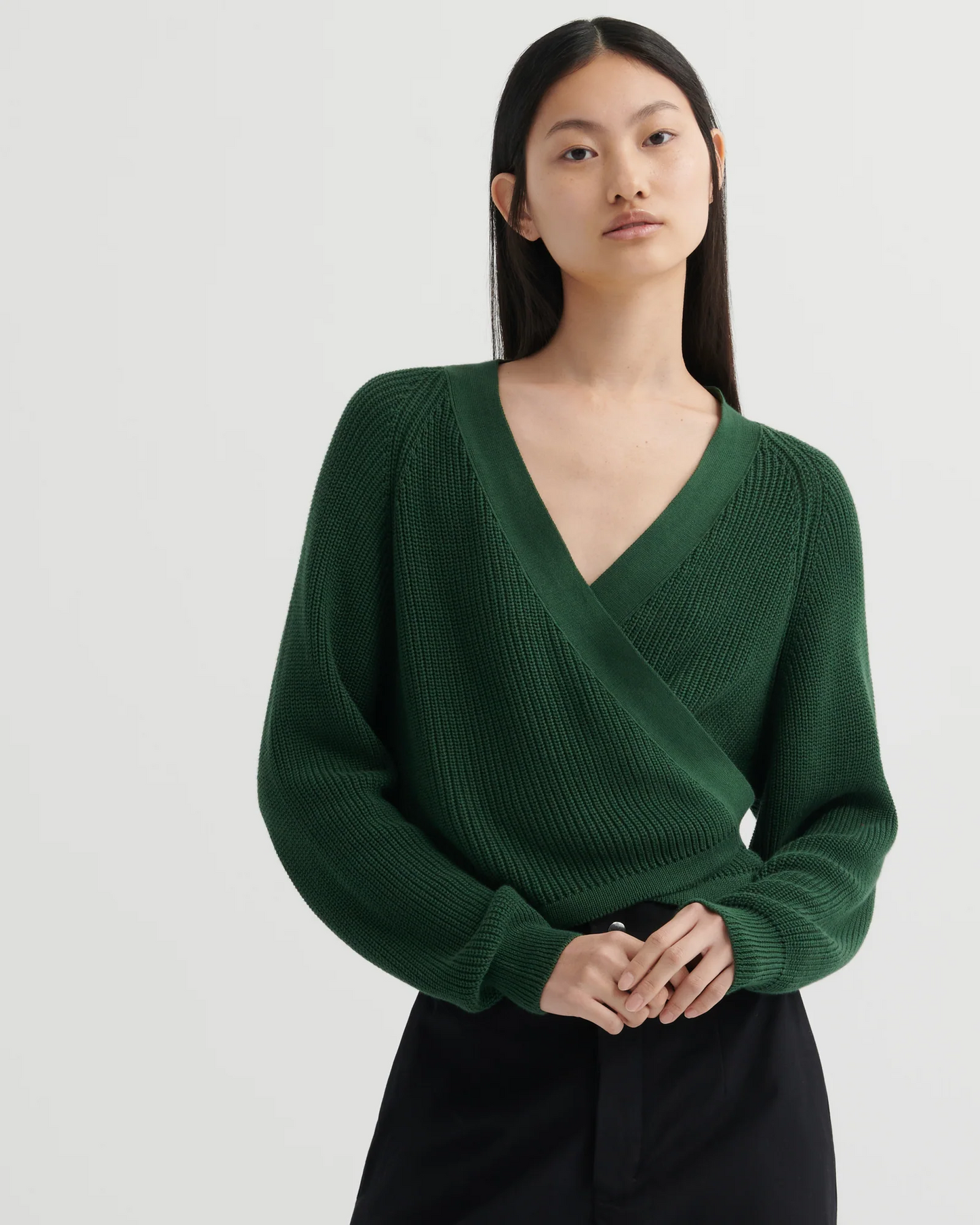 Kowtow Composure Cardigan - Forest