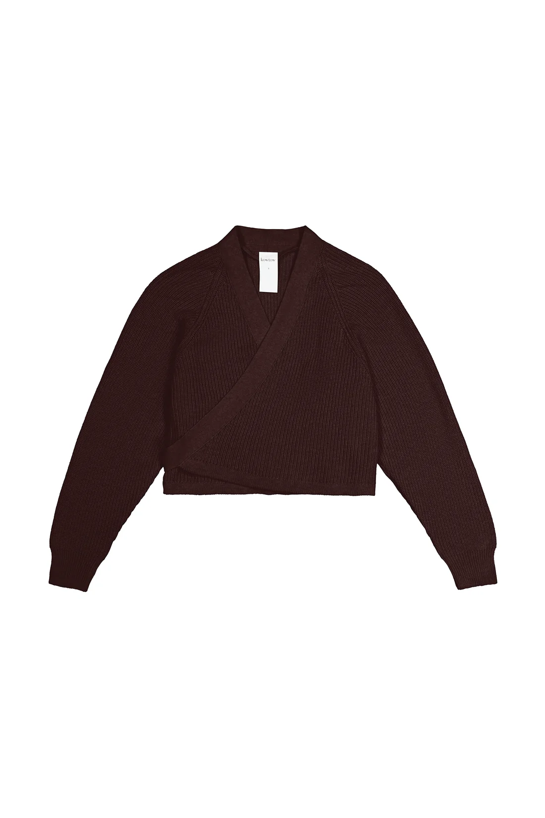 Kowtow Composure Cardigan - Mahogany