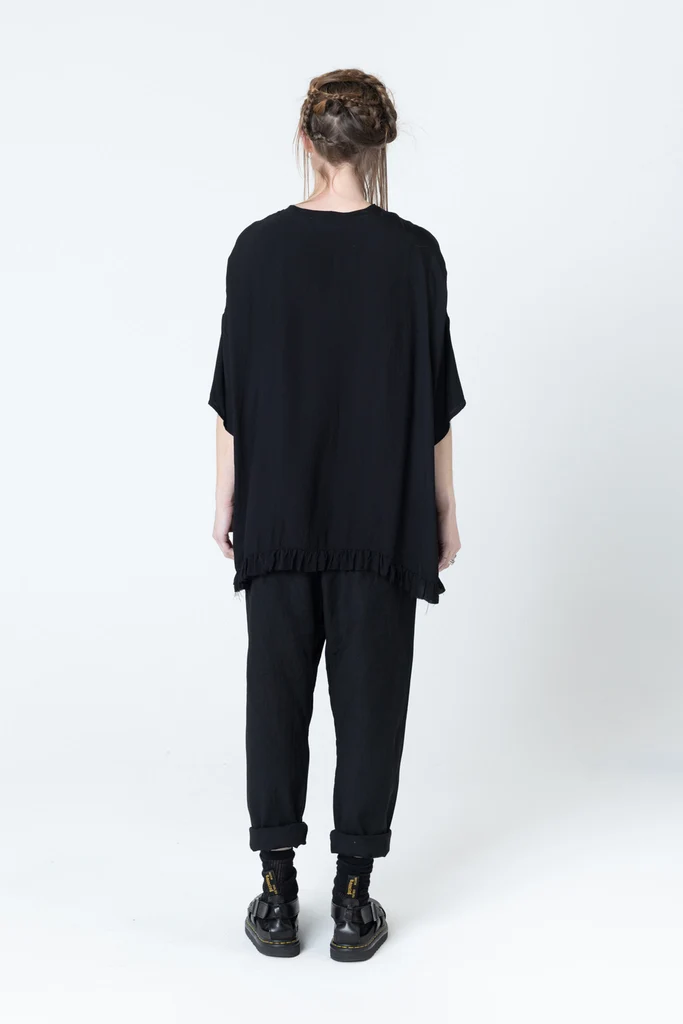 Company Of Strangers Dance Tee - Black Seersucker
