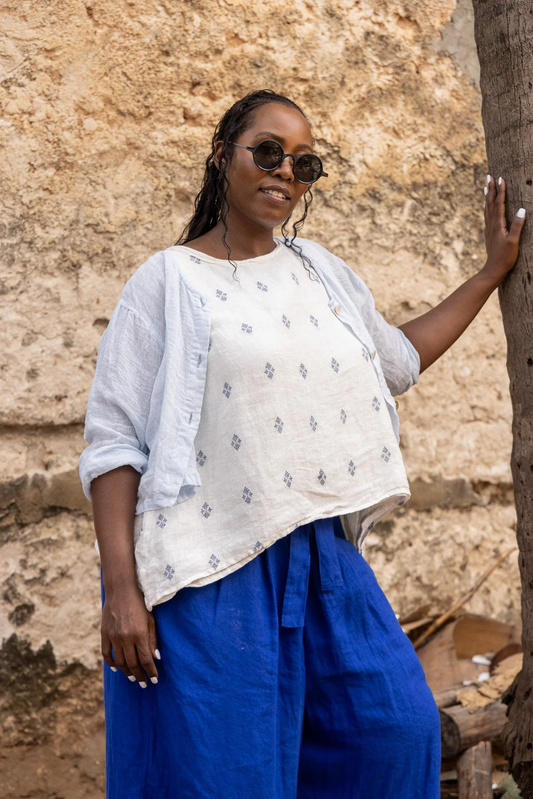 Meg by Design Doto Jacket Linen - Ice