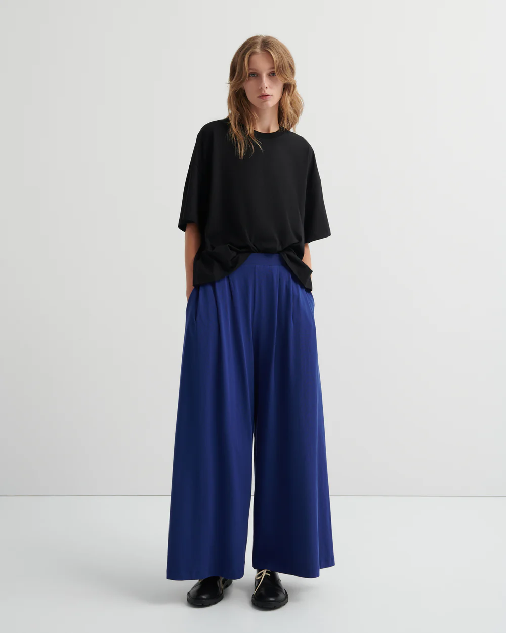 Kowtow Drape Pant - Factory Blue