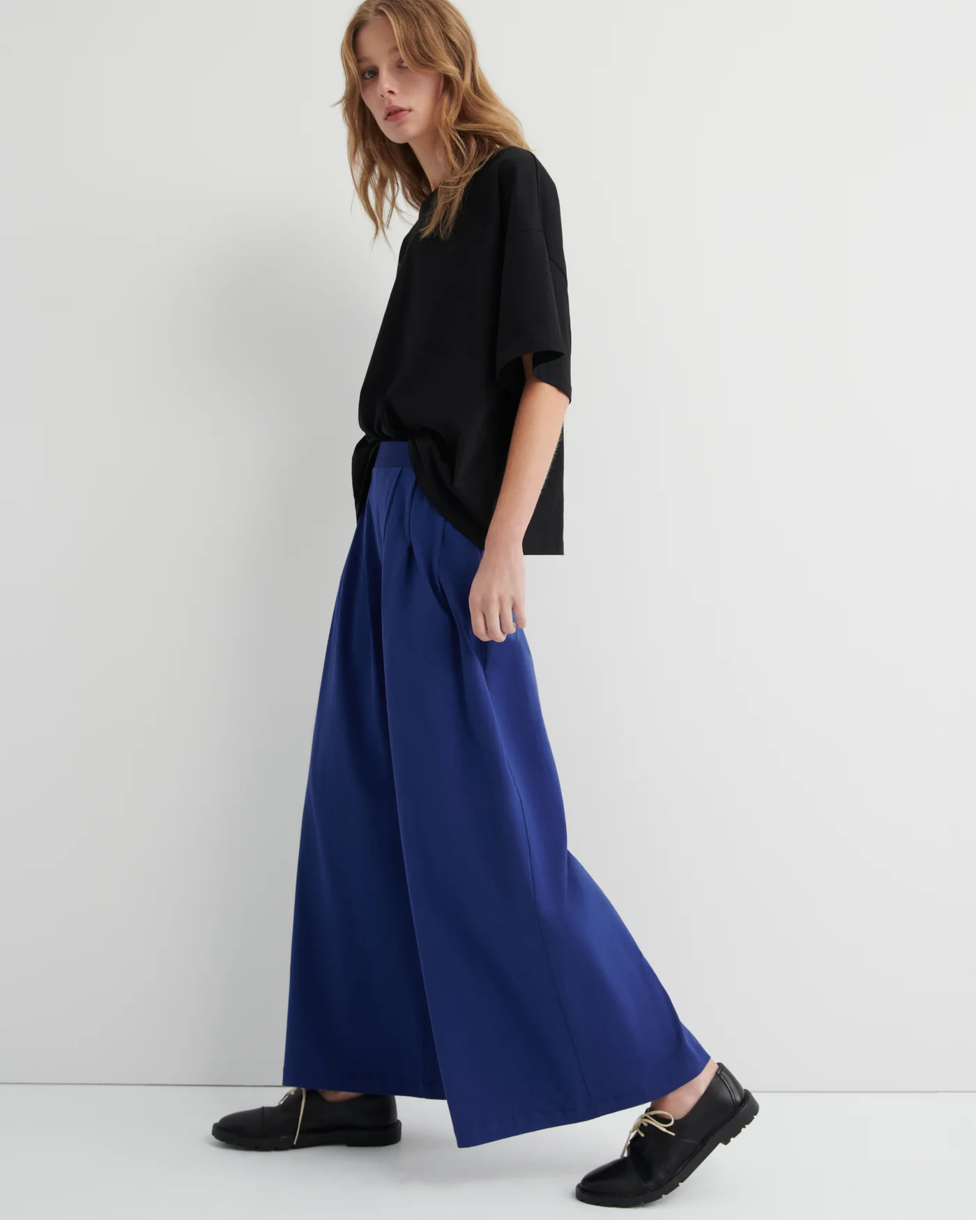 Kowtow Drape Pant - Factory Blue