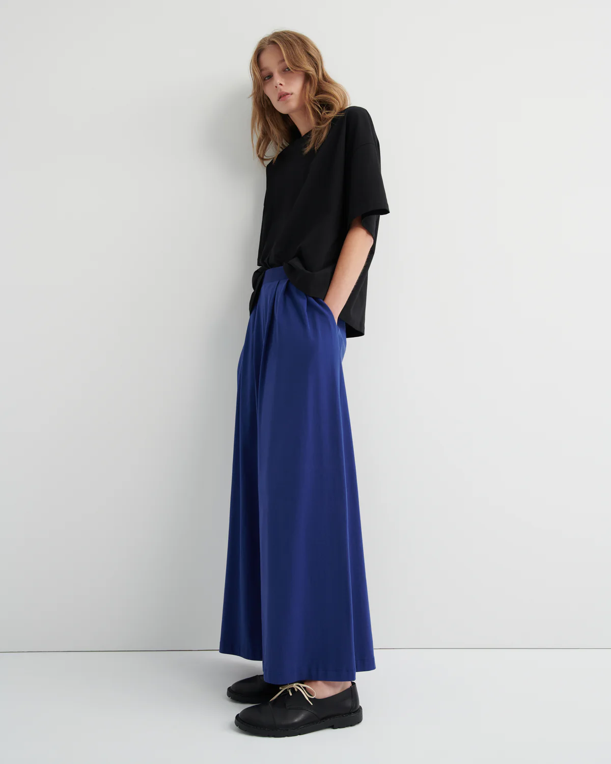 Kowtow Drape Pant - Factory Blue