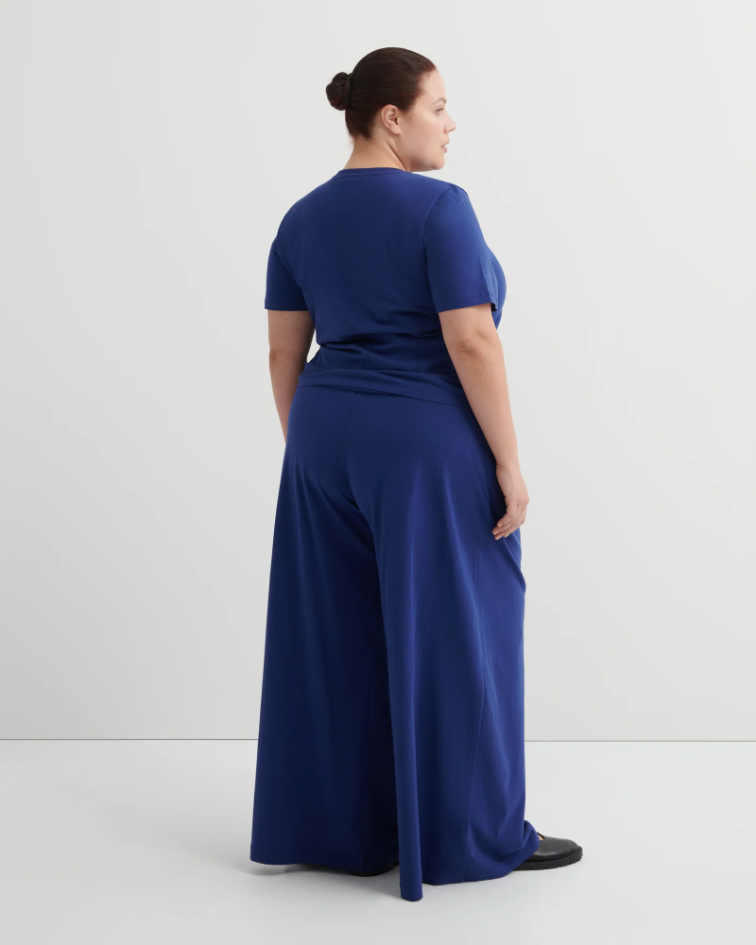 Kowtow Drape Pant - Factory Blue