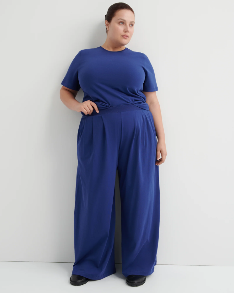 Kowtow Drape Pant - Factory Blue