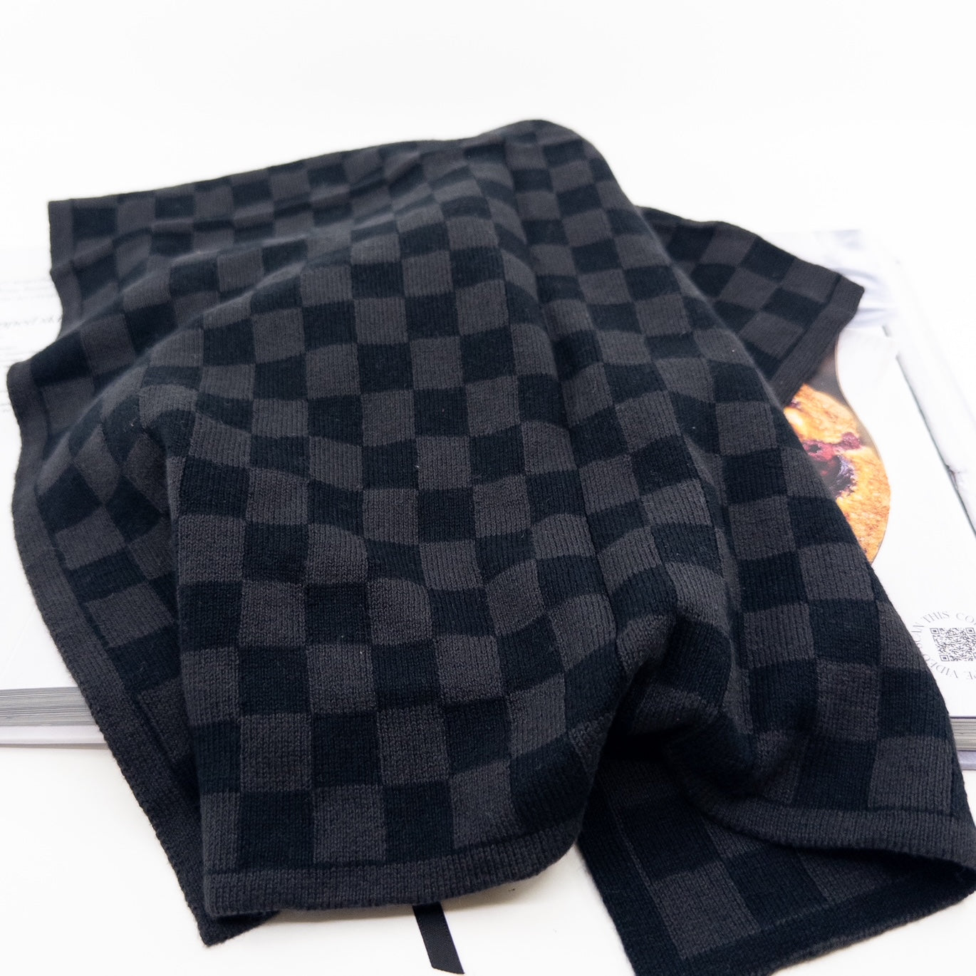 Ecovask Kitchen Towel - Poppy Seed Chequer
