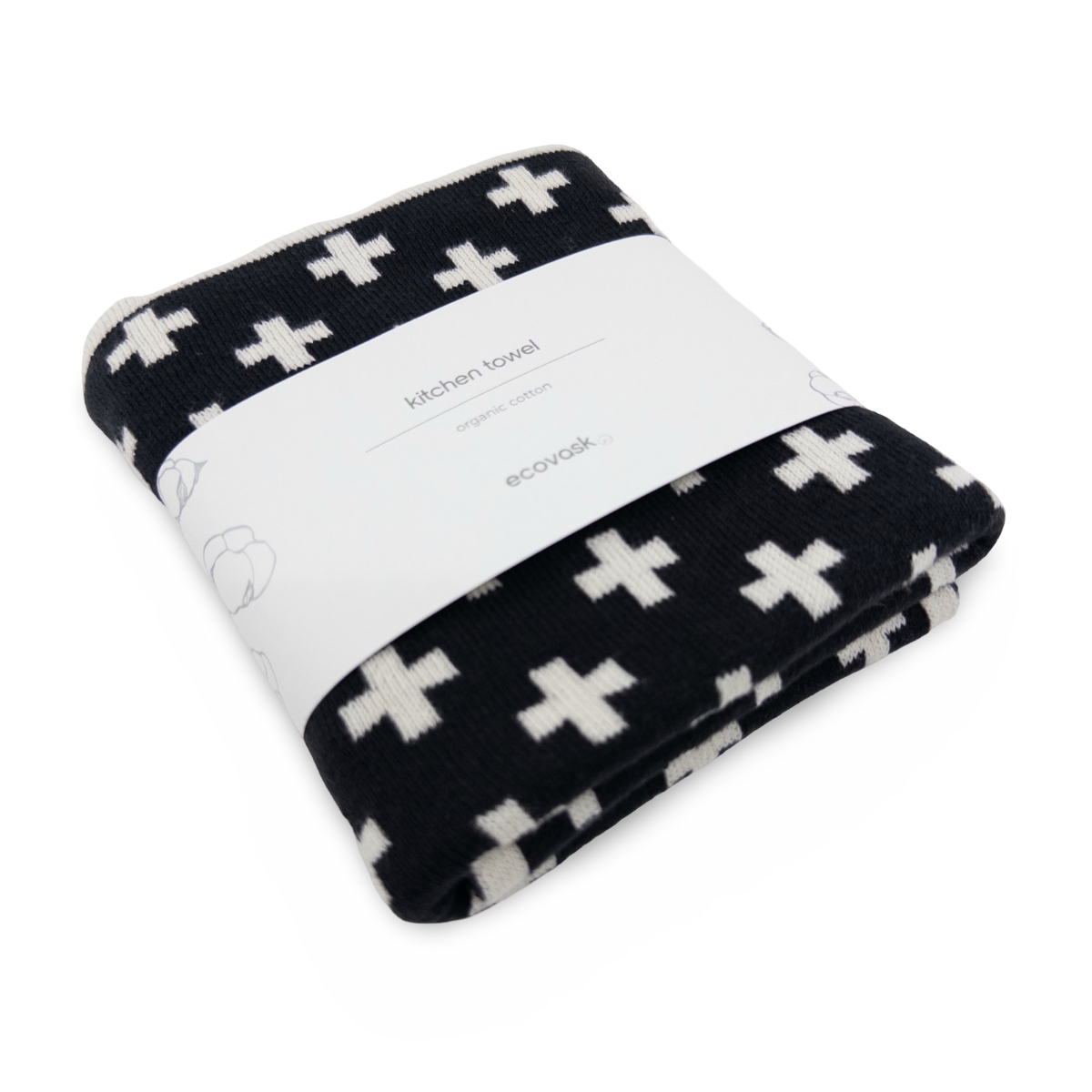 Ecovask Kitchen Towel - Monochrome+