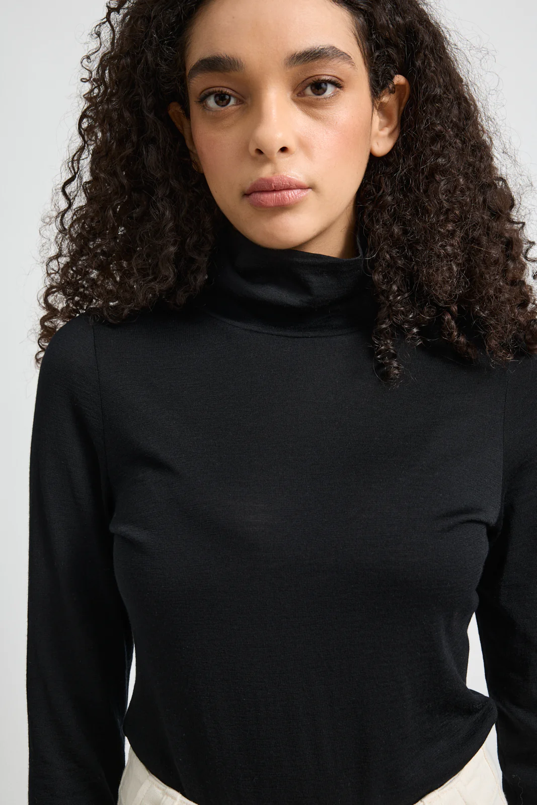 Toorallie Turtle Neck Tee - Black