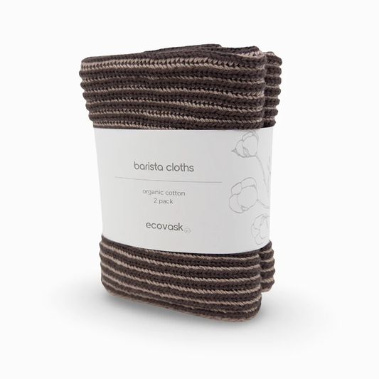 Ecovask Barista Cloths 2pk - Chocolate