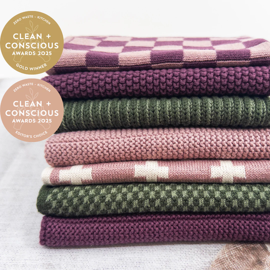 Ecovask Dishcloth Daily Use 7pc Pack - Lilah