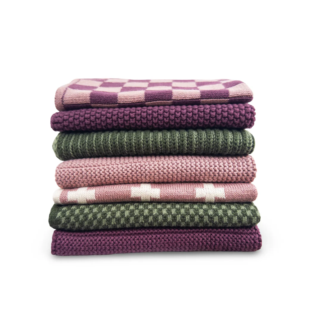 Ecovask Dishcloth Daily Use 7pc Pack - Lilah