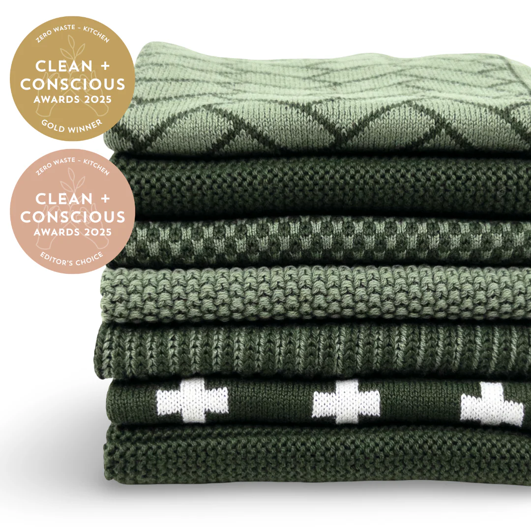 Ecovask Dishcloth Daily Use 7pc Pack - Eden