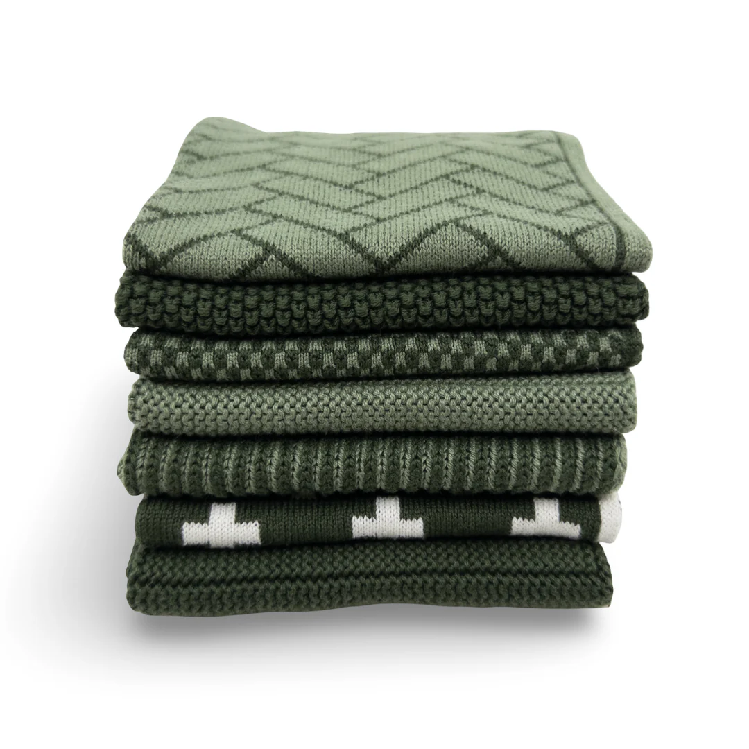 Ecovask Dishcloth Daily Use 7pc Pack - Eden