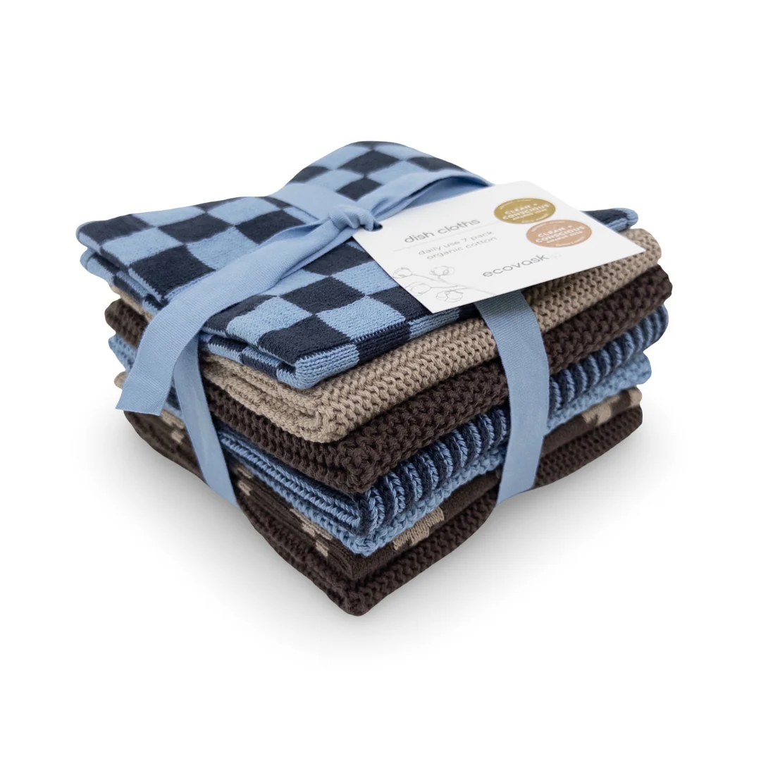 Ecovask Dishcloth Daily Use 7pc Pack - Vivienne