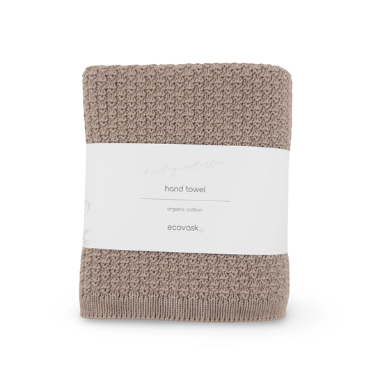 Ecovask Heritage Hand Towel - Hummus