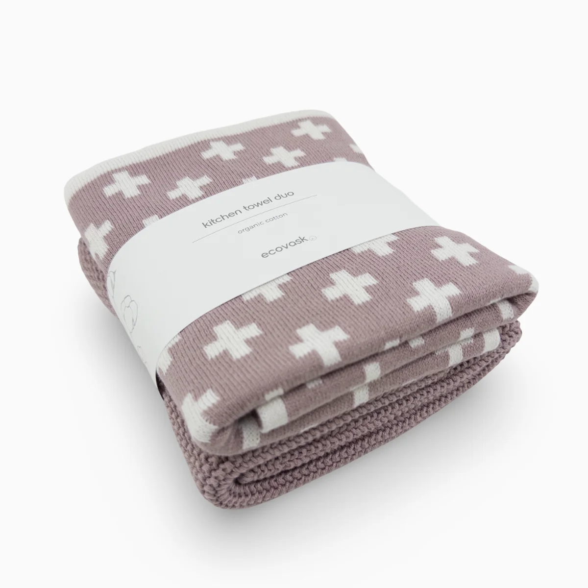 Ecovask Kitchen Towel Duo - Orchid+