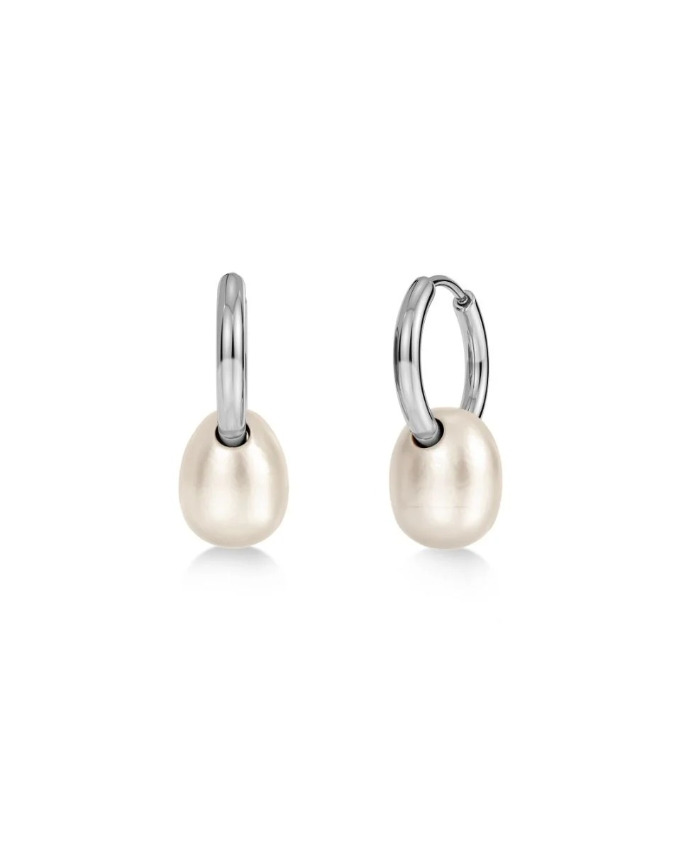 Edblad Breeze Hoops S - Silver