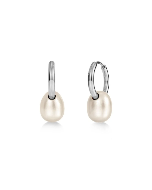 Edblad Breeze Hoops S - Silver