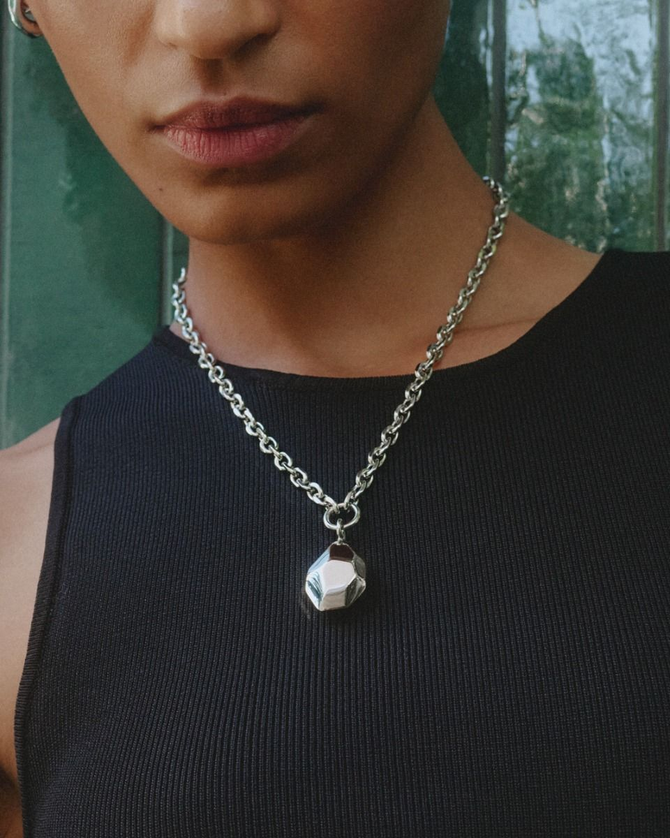 Edblad Crystalite Necklace L - Silver