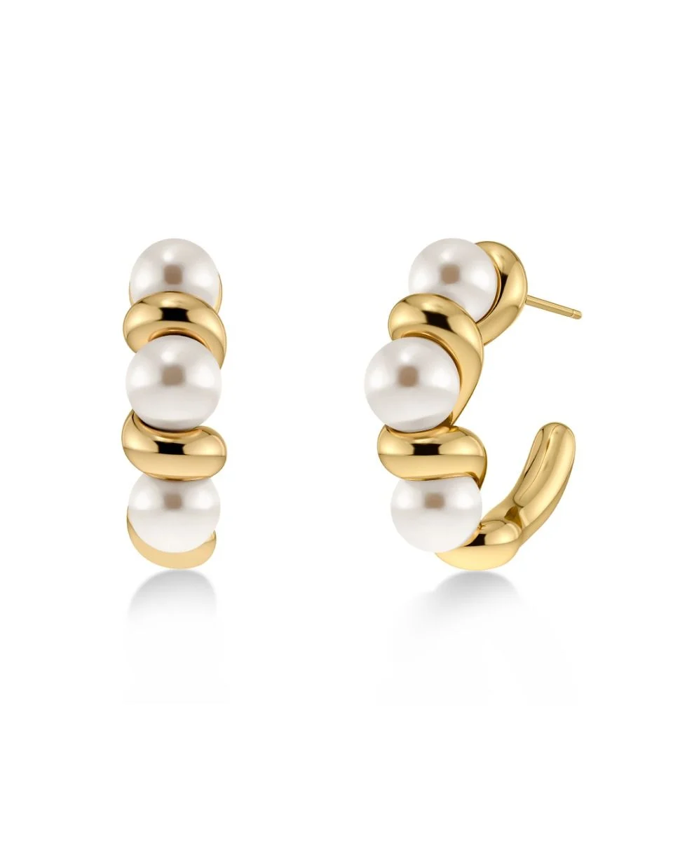 Edblad Margot Hoops L - Gold