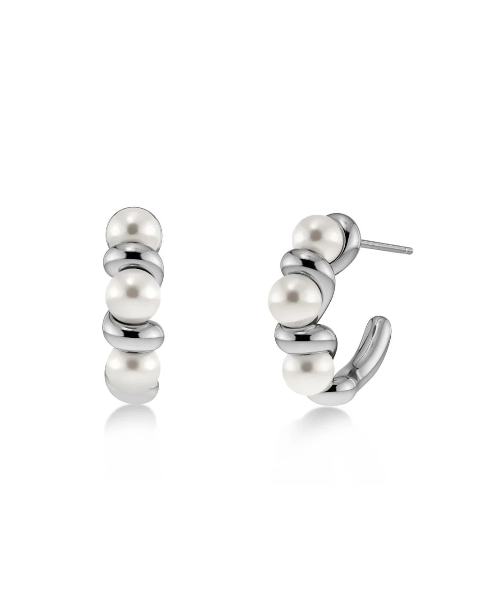 Edblad Margot Hoops S - Silver