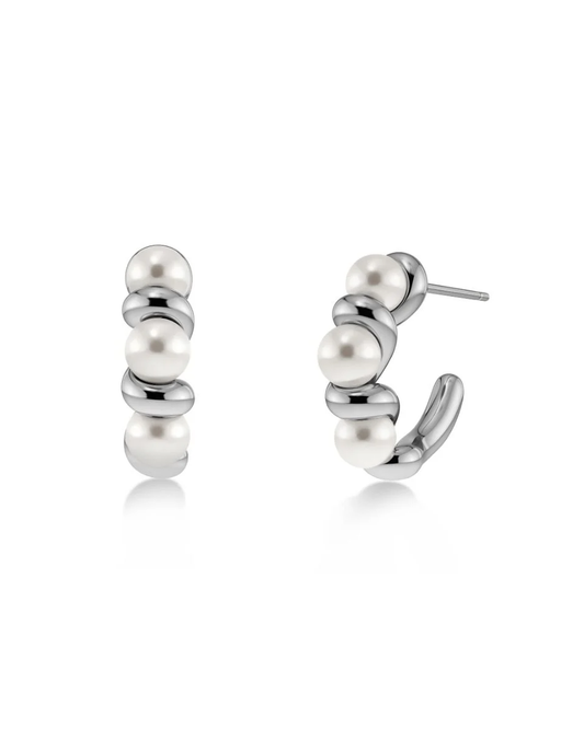 Edblad Margot Hoops S - Silver