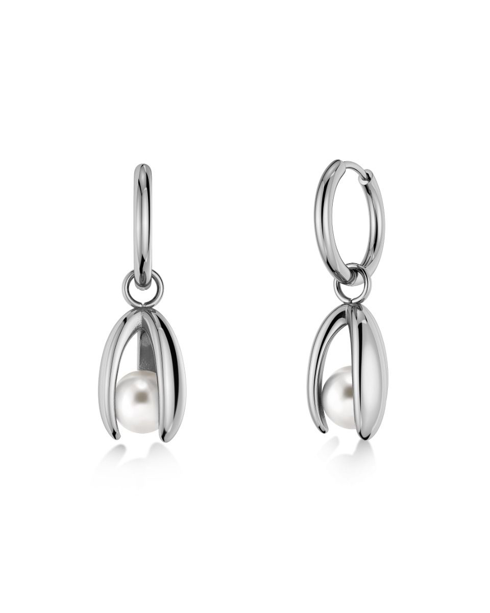 Edblad Moonrave Hoops L - Silver