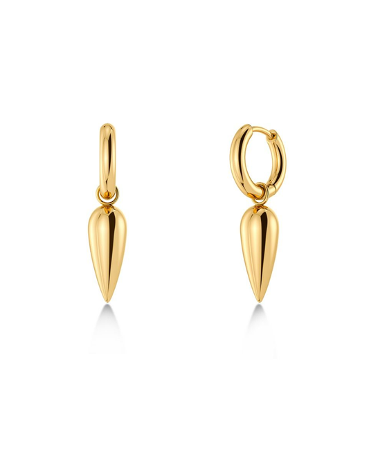 Edblad Peak Spike Hoops - Gold