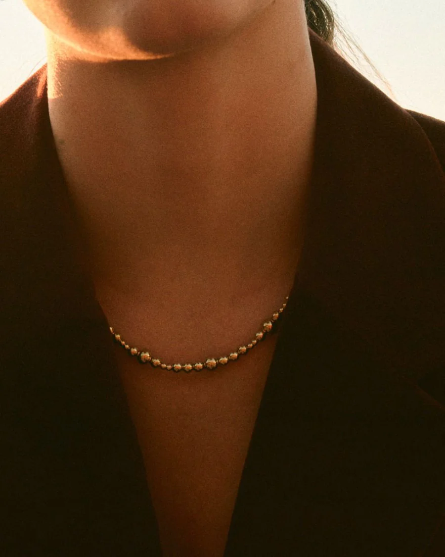 Edblad Sphere Necklace Multi Gold