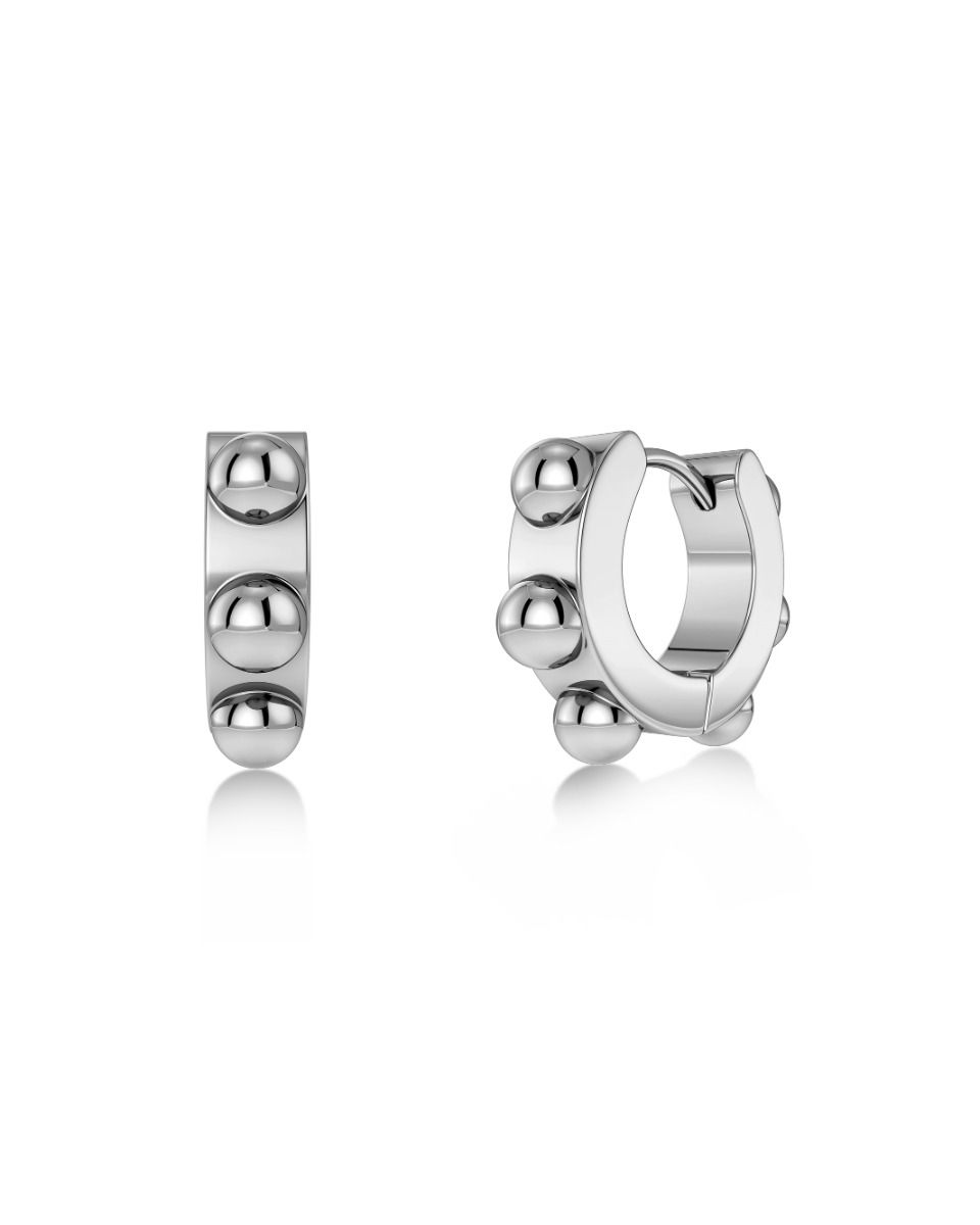 Edblad Stud Hoops - Silver