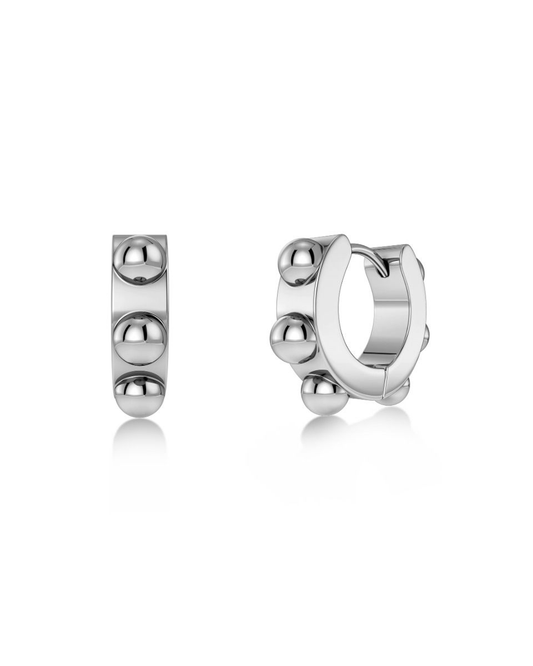 Edblad Stud Hoops - Silver