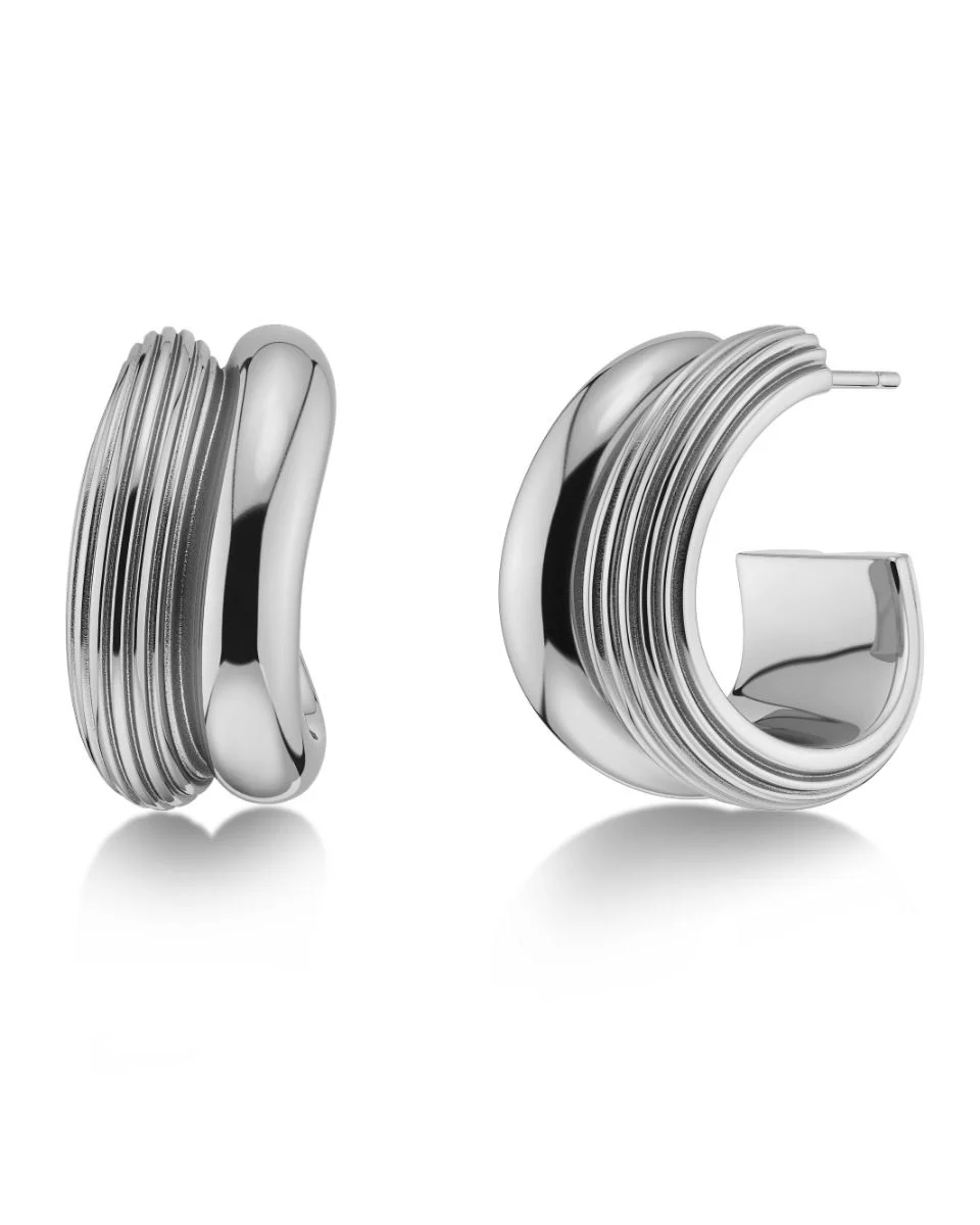 Edblad Wildern Hoops L - Silver