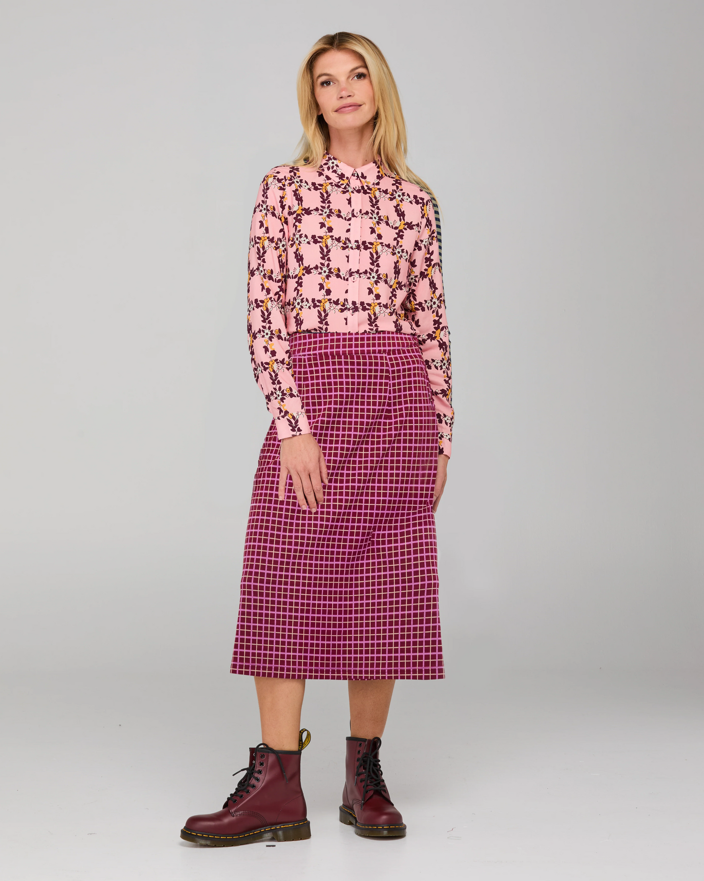 Boom Shankar Aiko Skirt - Himari Check