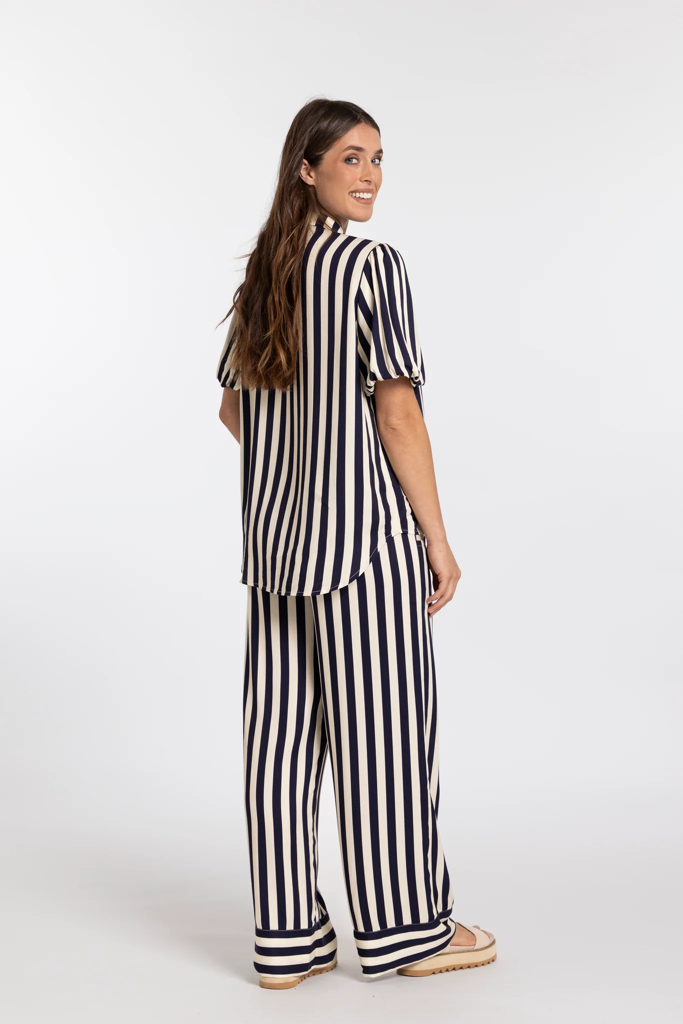 Mi Moso Evelyn Blouse - Stripe
