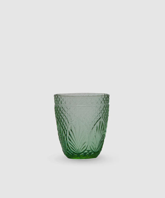 French Country Vintage Green Tumbler Set of 4